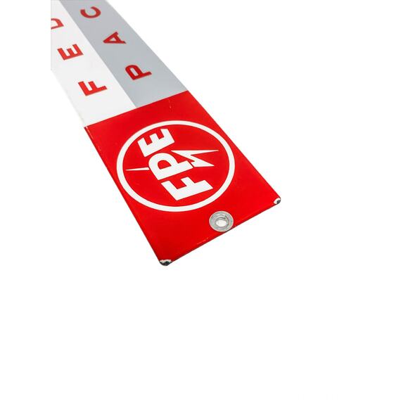 Vintage Federal Pacific Electric Old Porcelain Advertising Sign FPE - Picture 3 of 7